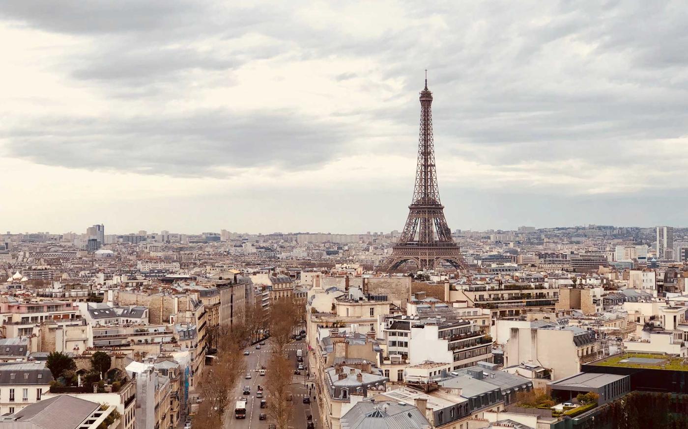 Paris skyline.
