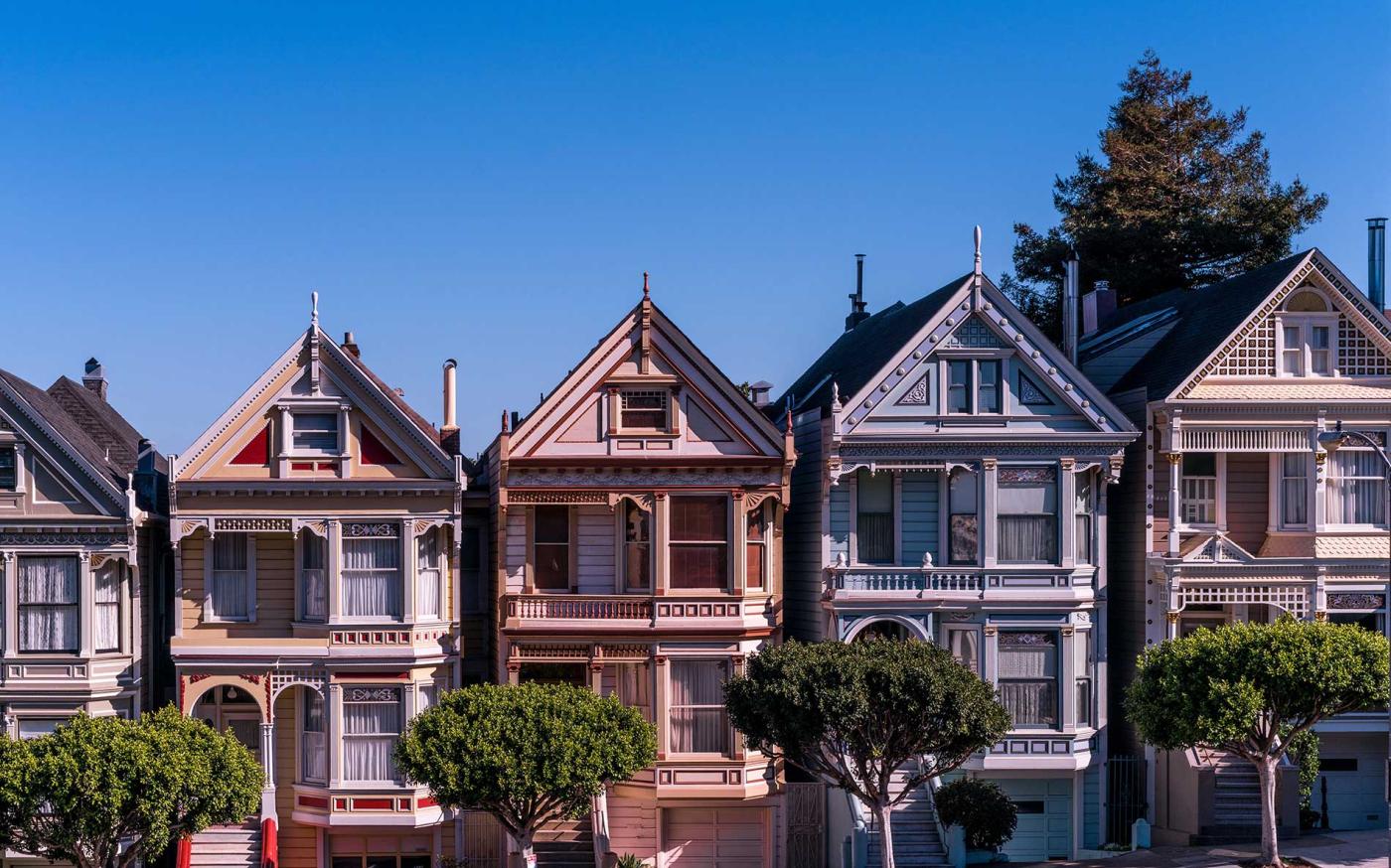 Row of houses.